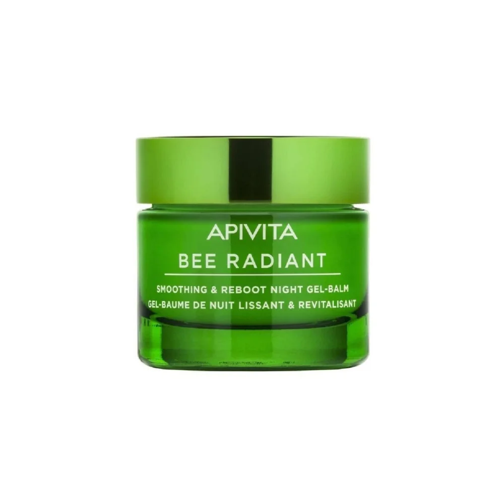 Apivita bee radiant white peony gel-balm προσώπου νυκτός 50ml