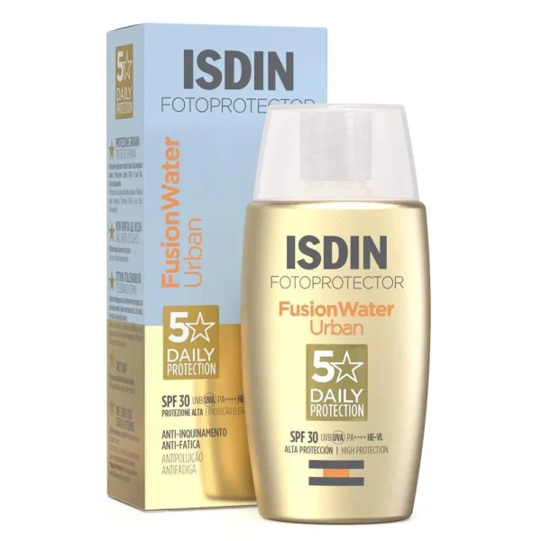 Isdin Fotoprotector Fusion Water Urban Ανάλαφρης Υφής Αντηλιακό Προσώπου για Εξωτερικές Δραστηριότητες SPF 30+ 50ml