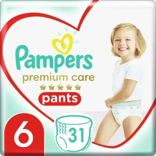 Pampers Premium Care &Pi;ά&nu;&epsilon;&sigmaf; &Beta;&rho;&alpha;&kappa;ά&kappa;&iota; &Mu;&omega;&rho;&omicron;ύ &Nu;&omicron;6 (15+Kg) 31&tau;&epsilon;&mu;