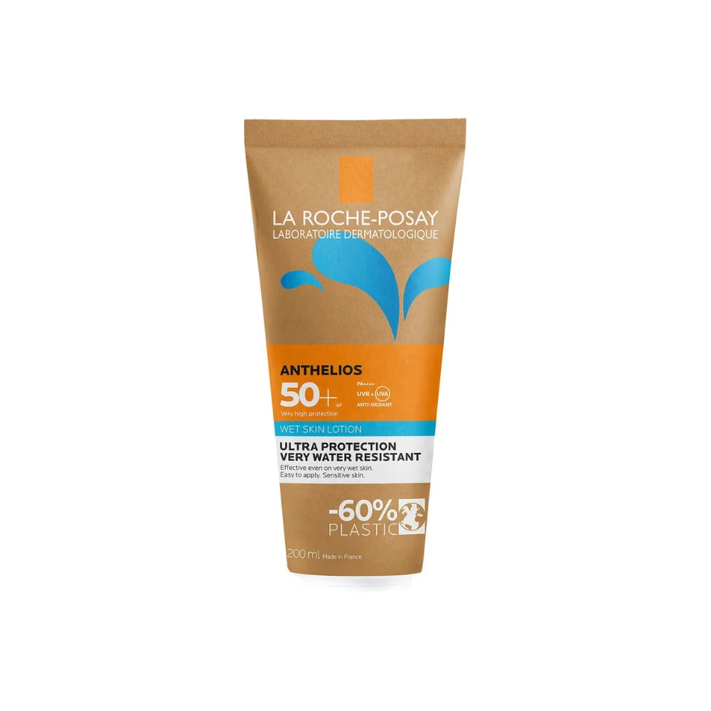 La Roche Posay Anthelios Wet Skin Αδιάβροχη Αντηλιακή Λοσιόν για το Σώμα SPF50 200ml