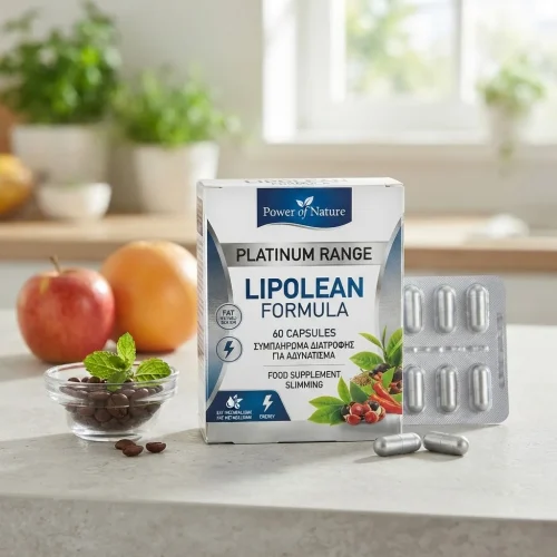 Power Of Nature Platinum Range Lipolean Formula &Sigma;&upsilon;&mu;&pi;&lambda;ή&rho;&omega;&mu;&alpha; &Delta;&iota;&alpha;&tau;&rho;&omicron;&phi;ή&sigmaf; &gamma;&iota;&alpha; &Alpha;&delta;&upsilon;&nu;ά&tau;&iota;&sigma;&mu;&alpha; 60 caps