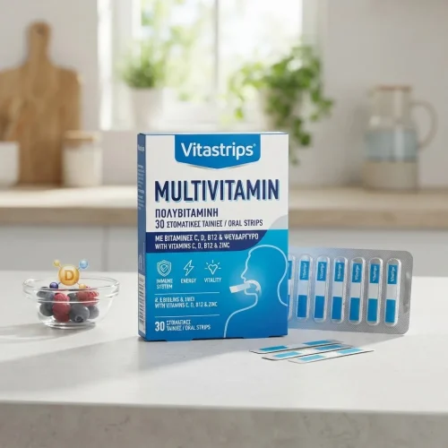 Vitastrips Multivatamin &Pi;&omicron;&lambda;&upsilon;&beta;&iota;&tau;&alpha;&mu;ί&nu;&eta; 30 Strips