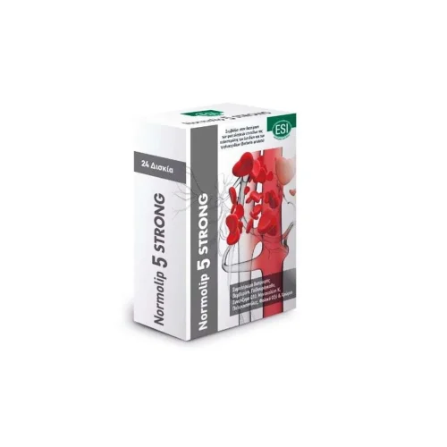 Esi Normolip 5 Strong &Sigma;&upsilon;&mu;&pi;&lambda;ή&rho;&omega;&mu;&alpha; &gamma;&iota;&alpha; &tau;&eta;&nu; &Delta;&iota;&alpha;&tau;ή&rho;&eta;&sigma;&eta; &Phi;&upsilon;&sigma;&iota;&omicron;&lambda;&omicron;&gamma;&iota;&kappa;ώ&nu; &Epsilon;&pi;&iota;&pi;έ&delta;&omega;&nu; &Chi;&omicron;&lambda;&eta;&sigma;&tau;&epsilon;&rho;ό&lambda;&eta;&sigmaf;, 24tabs