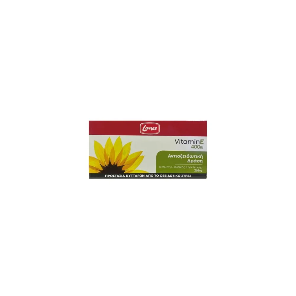 LANES Vitamin E 400IU-268mg 30 Caps