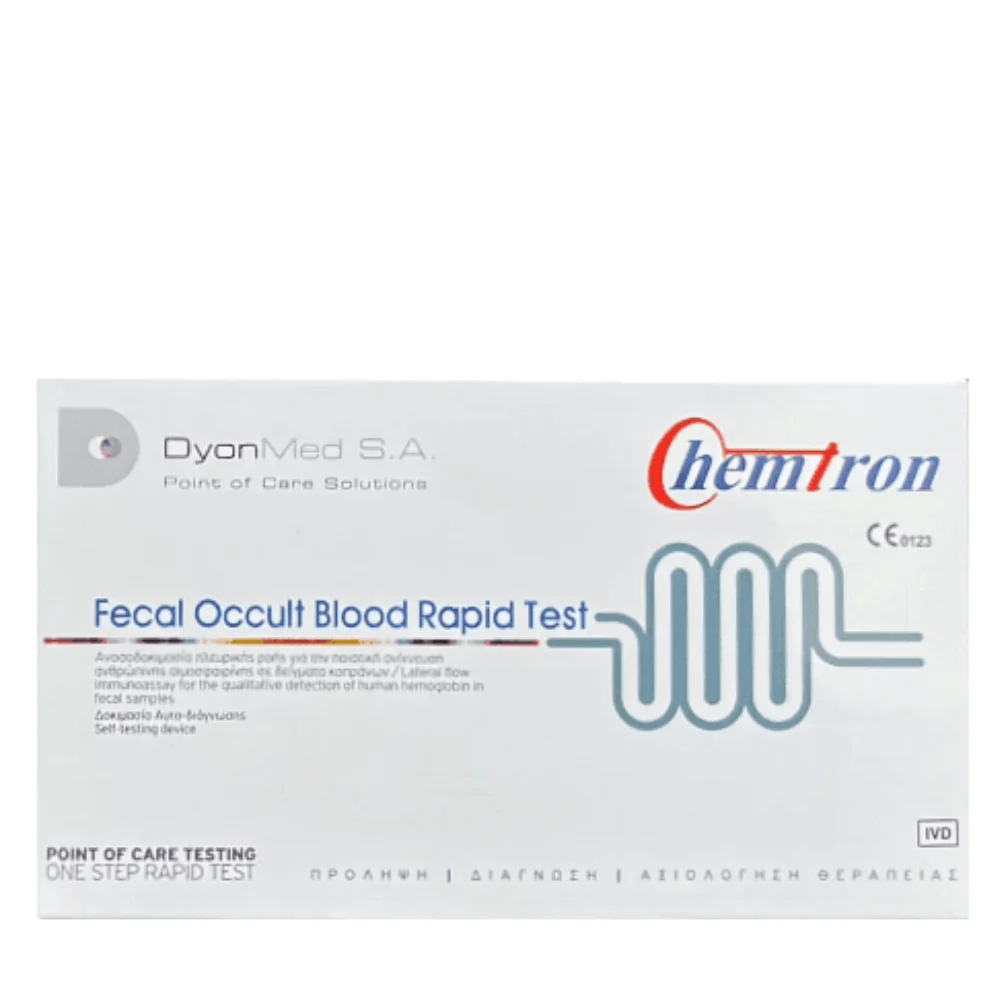 DyonMed Chemtron Fecal Occult Blood Rapid Test Παχέος Εντέρου 1τμχ
