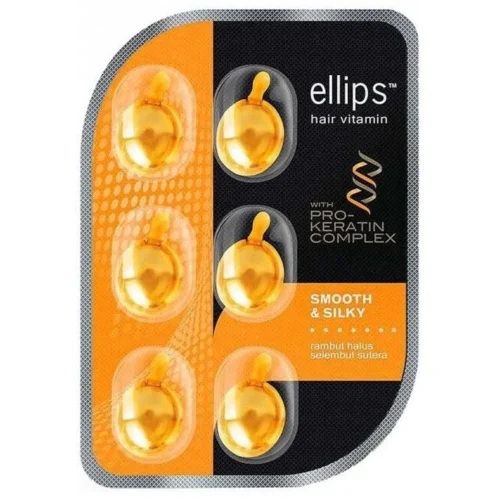 Ellips Yellow Smooth & Silky Pro-Keratin Complex &Alpha;&mu;&pi;&omicron;ύ&lambda;&epsilon;&sigmaf; &Mu;&alpha;&lambda;&lambda;&iota;ώ&nu; 6 &Tau;&epsilon;&mu;