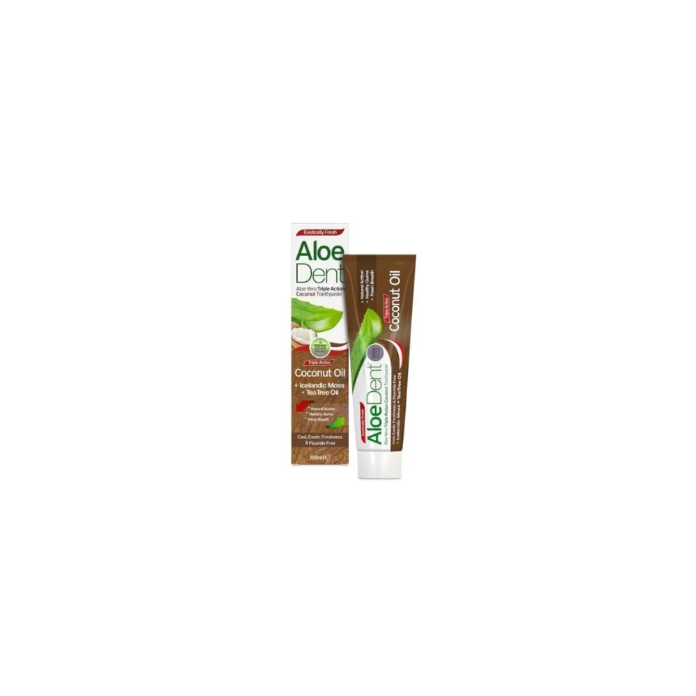 Optima AloeDent Coconut Oil Οδοντόκρεμα 100ml