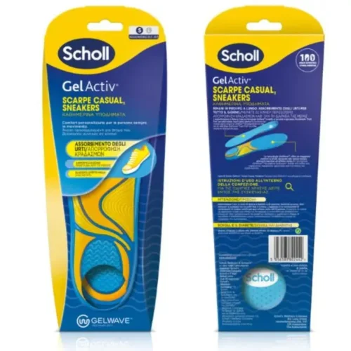 Scholl Gel Activ &Pi;ά&tau;&omicron;&iota; &gamma;&iota;&alpha; &Kappa;&alpha;&theta;&eta;&mu;&epsilon;&rho;&iota;&nu;ά &Upsilon;&pi;&omicron;&delta;ή&mu;&alpha;&tau;&alpha; Small, 1 z&epsilon;&upsilon;&gamma;ά&rho;&iota;