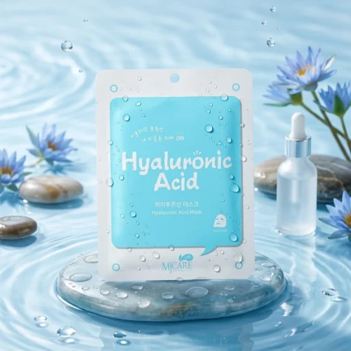 MJCare Hyaluronic Acid Sheet Mask &Upsilon;&phi;&alpha;&sigma;&mu;ά&tau;&iota;&nu;&eta; &Mu;ά&sigma;&kappa;&alpha; 1 &Tau;&mu;&chi;