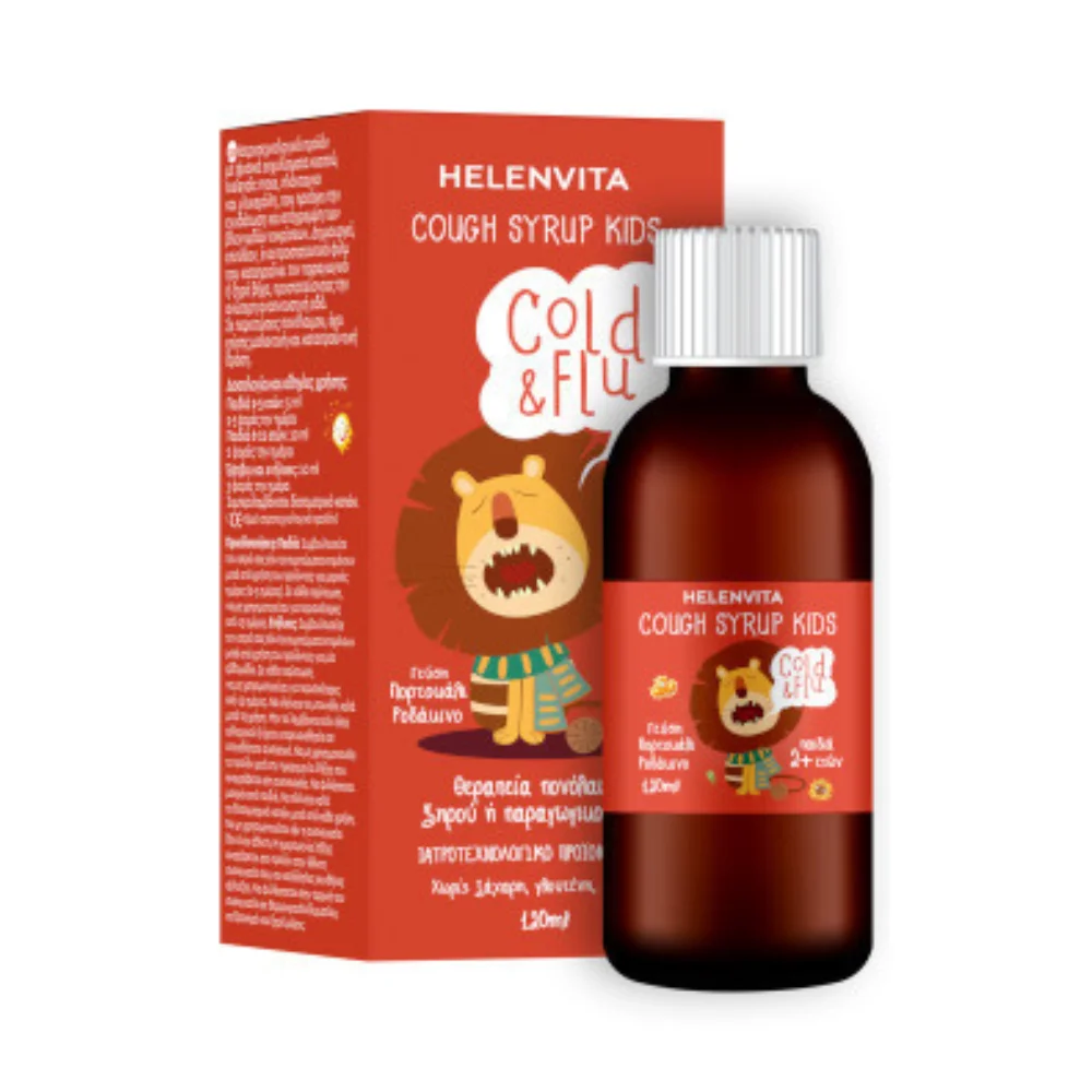 Helenvita Cold & Flu Cough Syrup Kids 120 ml