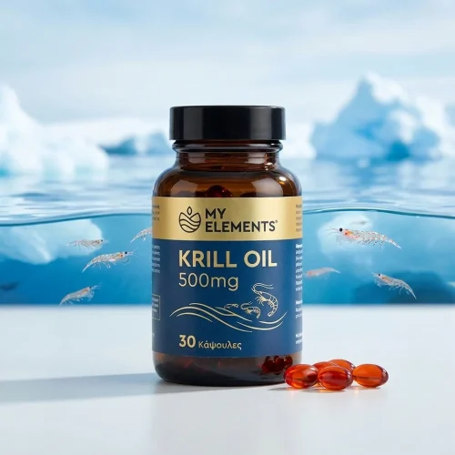 My Elements Krill Oil 500mg 30 &Kappa;ά&psi;&omicron;&upsilon;&lambda;&epsilon;&sigmaf;