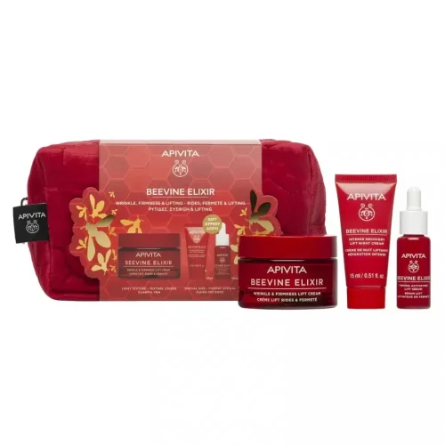Apivita Promo Beevine Elixir &mu;&epsilon; &Alpha;&nu;&tau;&iota;&rho;&upsilon;&tau;&iota;&delta;&iota;&kappa;ή &Kappa;&rho;έ&mu;&alpha; &Epsilon;&lambda;&alpha;&phi;&rho;&iota;ά&sigmaf; &Upsilon;&phi;ή&sigmaf; &gamma;&iota;&alpha; &Sigma;ύ&sigma;&phi;&iota;&xi;&eta; 50ml & &Delta;ώ&rho;&omicron; &Kappa;&rho;έ&mu;&alpha; &Nu;ύ&chi;&tau;&alpha;&sigmaf; 15ml & &Omicron;&rho;ό&sigmaf; &Pi;&rho;&omicron;&sigma;ώ&pi;&omicron;&upsilon; 10ml