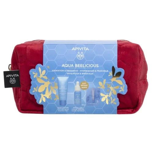 Apivita Promo Aqua Beelicious &Kappa;&rho;έ&mu;&alpha; &Epsilon;&nu;&upsilon;&delta;ά&tau;&omega;&sigma;&eta;&sigmaf; &Pi;&lambda;&omicron;ύ&sigma;&iota;&alpha;&sigmaf; &Upsilon;&phi;ή&sigmaf; 40ml & &Delta;ώ&rho;&omicron; Booster &Alpha;&nu;&alpha;&zeta;&omega;&omicron;&gamma;ό&nu;&eta;&sigma;&eta;&sigmaf; 10ml & &Delta;&epsilon;ί&gamma;&mu;&alpha; &Epsilon;&nu;&upsilon;&delta;&alpha;&tau;&iota;&kappa;ό&nbsp; Gel &gamma;&iota;&alpha; &tau;&alpha; &Mu;ά&tau;&iota;&alpha; 1,5ml