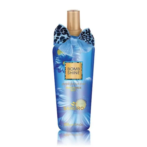 Sansiro Bomb Shine, Mist &Sigma;ώ&mu;&alpha;&tau;&omicron;&sigmaf; &sigma;&epsilon; &Sigma;&pi;&rho;έ&iota; &mu;&epsilon; Ά&rho;&omega;&mu;&alpha; Purple Passion Fruit 150ml