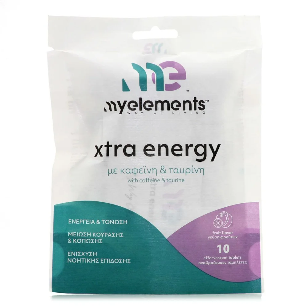 My Elements Xtra Energy 10 Αναβράζοντα Δισκία
