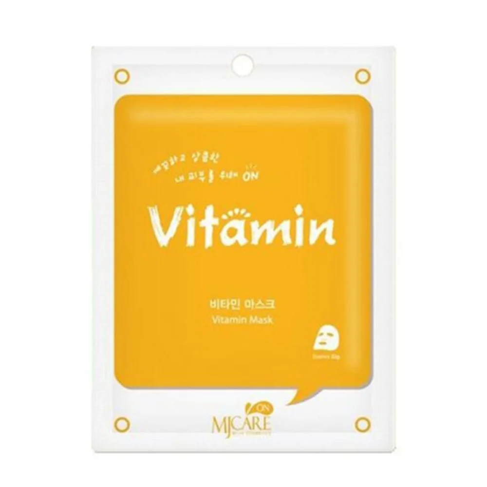 MJCare Vitamin Sheet Mask Υφασμάτινη Μάσκα 1 Τμχ