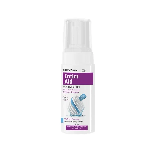 Frezyderm Intim Aid Soda Foam Ph9.0 &Alpha;&phi;&rho;ό&sigmaf; &Kappa;&alpha;&theta;&alpha;&rho;&iota;&sigma;&mu;&omicron;ύ &Epsilon;&upsilon;&alpha;ί&sigma;&theta;&eta;&tau;&eta;&sigmaf; &Pi;&epsilon;&rho;&iota;&omicron;&chi;ή&sigmaf; 100ml