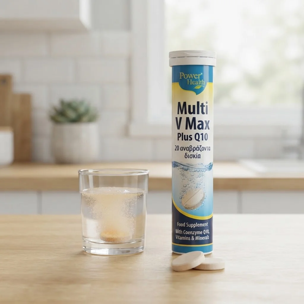 Power health multi v max plus Q10 - 20αναβράζοντα δισκία