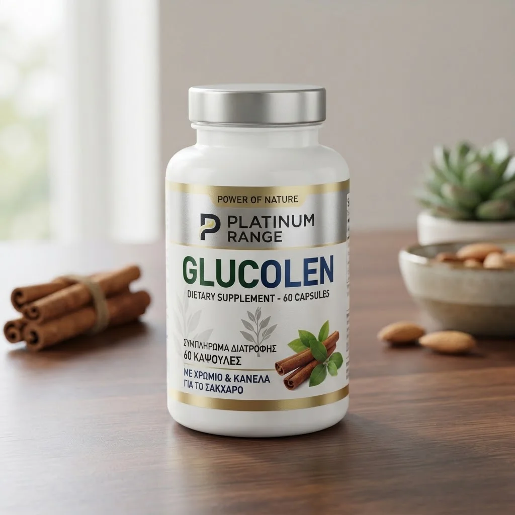 Power Of Nature Platinum Range Glucolen 60caps