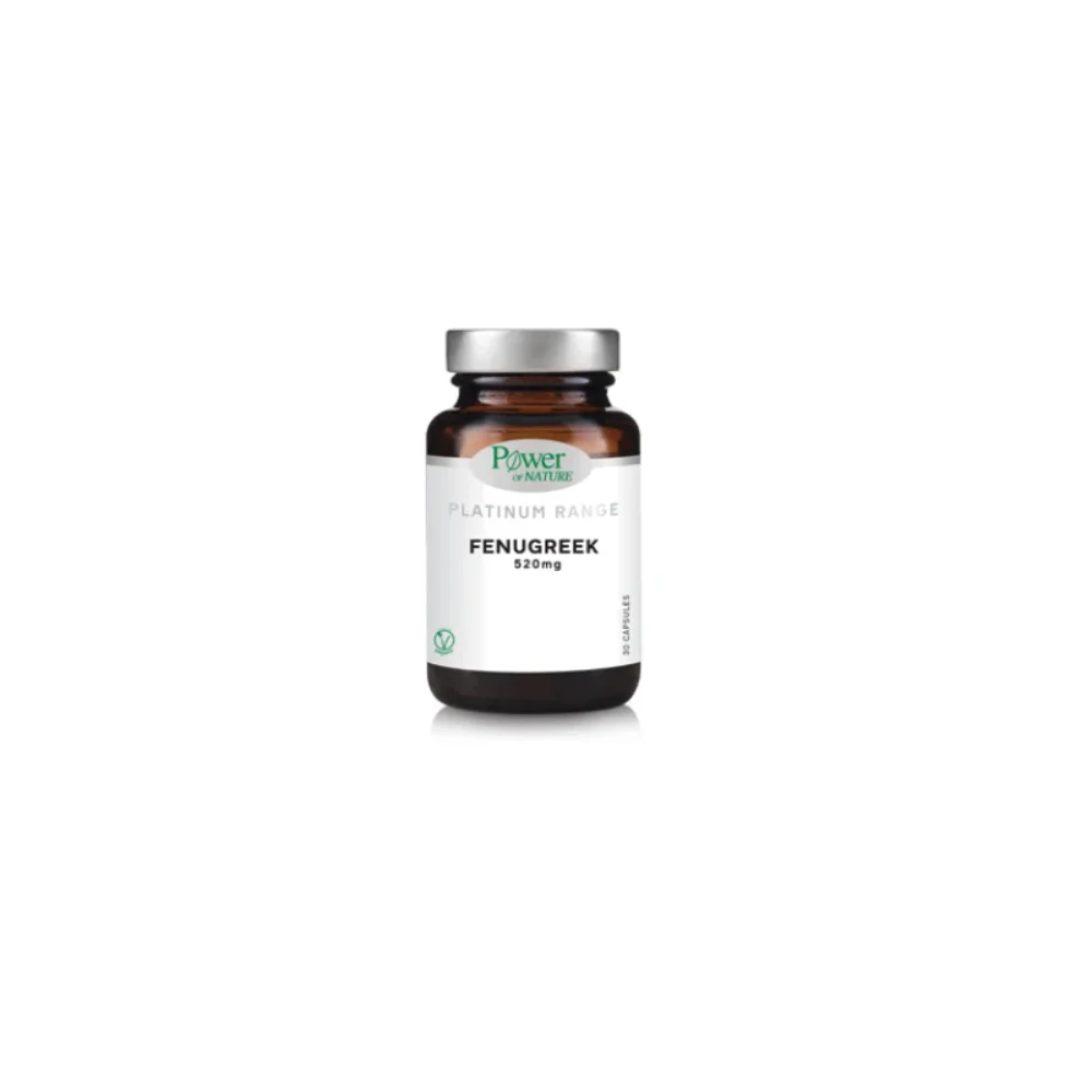Power Of Nature Platinum Range Fenugreek 520mg, 30caps