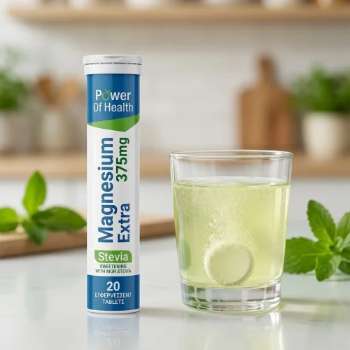 Power Of Health Magnesium Extra 375mg Stevia 20 Effervescent Tablets