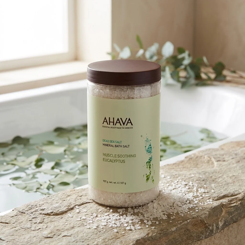 Ahava Bath Salt Eucalyptus Jar 907g