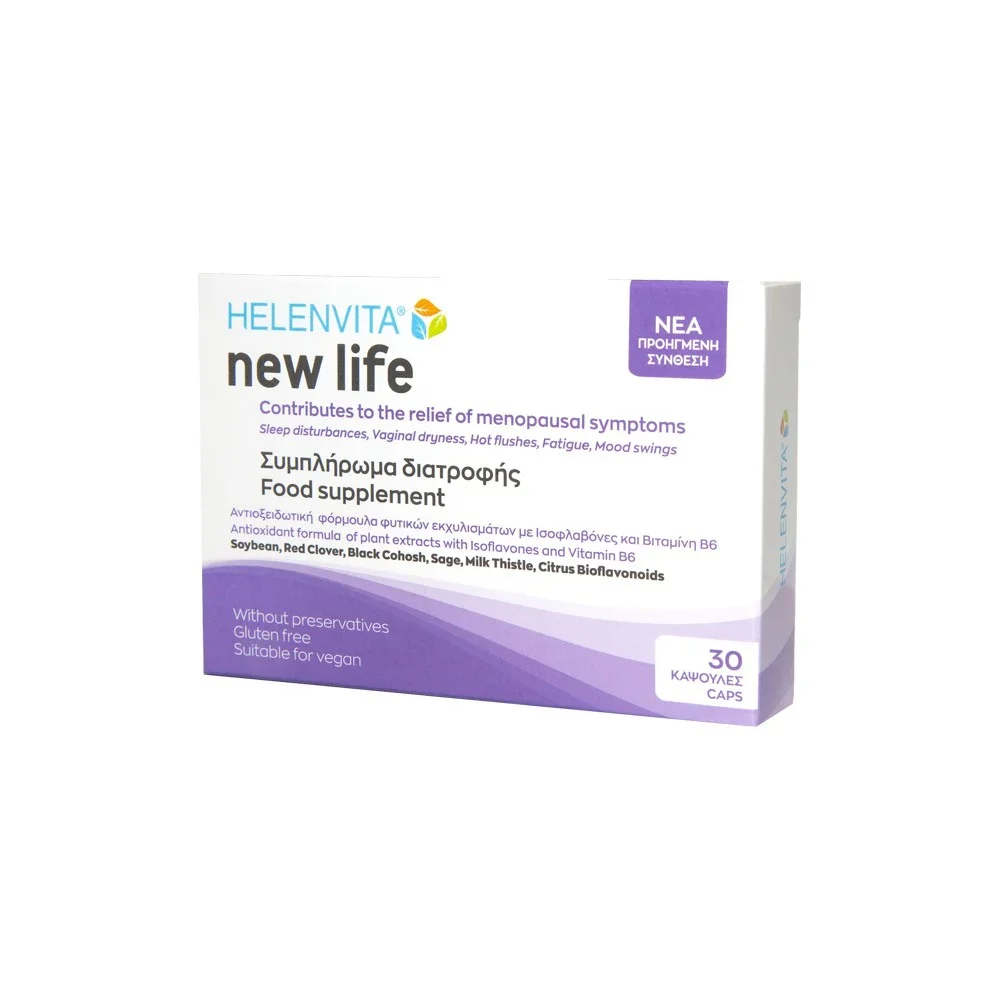 Helenvita new life για γυναίκες στην εμμηνόπαυση, 30 caps