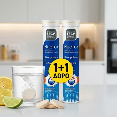 Pharmalead (1+1) Hydro+ &eta;&lambda;&epsilon;&kappa;&tau;&rho;&omicron;&lambda;ύ&tau;&epsilon;&sigmaf; &gamma;&iota;&alpha; &epsilon;&nu;&upsilon;&delta;ά&tau;&omega;&sigma;&eta;, 2x20eff.tabs