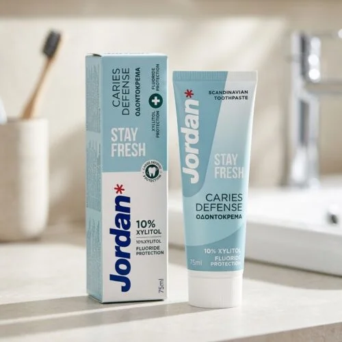 Jordan Stay Fresh Caries Defense &Omicron;&delta;&omicron;&nu;&tau;ό&kappa;&rho;&epsilon;&mu;&alpha; 75ml