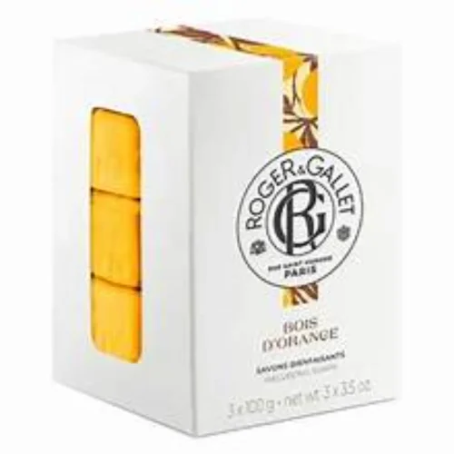 Roger&Gallet Bois d'Orange &Sigma;&epsilon;&tau; &Sigma;&alpha;&pi;&omicron;ύ&nu;&iota;&alpha; 3x100g, 1&sigma;&epsilon;&tau;