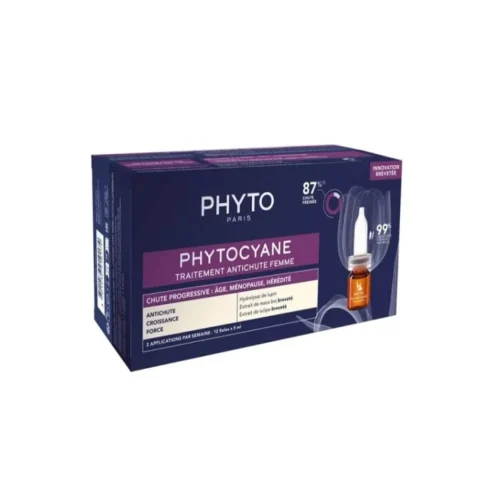 Phyto Phytocyane Progressive &Theta;&epsilon;&rho;&alpha;&pi;&epsilon;ί&alpha; &Gamma;&iota;&alpha; &Tau;&eta;&nu; &Pi;&rho;&omicron;&omicron;&delta;&epsilon;&upsilon;&tau;&iota;&kappa;ή &Tau;&rho;&iota;&chi;ό&pi;&tau;&omega;&sigma;&eta; &Tau;&omega;&nu; &Gamma;&upsilon;&nu;&alpha;&iota;&kappa;ώ&nu;, 12x5ml