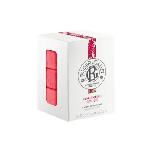 Roger & gallet gingembre rouge &alpha;&rho;&omega;&mu;&alpha;&tau;&iota;&kappa;ό &sigma;&alpha;&pi;&omicron;ύ&nu;&iota; 3x100g, 1&sigma;&epsilon;&tau;