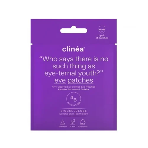 Clinea anti-ageing biocellulose eye patches, 1 &zeta;&epsilon;&upsilon;&gamma;ά&rho;&iota;