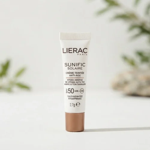 Lierac &Kappa;&rho;έ&mu;&alpha; &Eta;&mu;έ&rho;&alpha;&sigmaf; &mu;&epsilon; &Chi;&rho;ώ&mu;&alpha; &kappa;&alpha;&iota; SPF50 &gamma;&iota;&alpha; &Epsilon;&upsilon;&alpha;ί&sigma;&theta;&eta;&tau;&epsilon;&sigmaf; &Epsilon;&pi;&iota;&delta;&epsilon;&rho;&mu;ί&delta;&epsilon;&sigmaf; &kappa;&alpha;&tau;ά &tau;&eta;&sigmaf; &Alpha;&kappa;&mu;ή&sigmaf; & &tau;&omega;&nu; &Pi;&alpha;&nu;ά&delta;&omega;&nu; 2.7gr