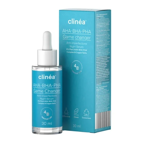 Clinea AHA-BHA-PHA Game Changer &Omicron;&rho;ό&sigmaf; &Nu;ύ&chi;&tau;&alpha;&sigmaf; 30ml