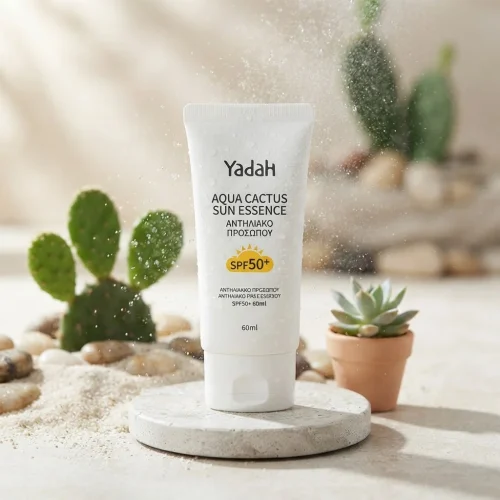 Yadah Aqua Cactus Sun Essence &Alpha;&nu;&tau;&eta;&lambda;&iota;&alpha;&kappa;ό &Pi;&rho;&omicron;&sigma;ώ&pi;&omicron;&upsilon; SPF50+ 60ml