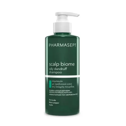 Pharmasept scalp biome oily dandruff shampoo &sigma;&alpha;&mu;&pi;&omicron;&upsilon;ά&nu; &mu;&epsilon; &pi;&rho;&epsilon;&beta;&iota;&omicron;&tau;&iota;&kappa;ά &kappa;&alpha;&tau;ά &tau;&eta;&sigmaf; &lambda;&iota;&pi;&alpha;&rho;ή&sigmaf; &pi;&iota;&tau;&upsilon;&rho;ί&delta;&alpha;&sigmaf; 400ml