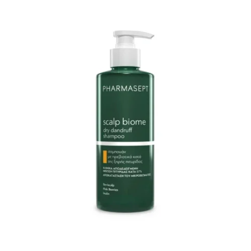 Pharmasept scalp biome dry dandruff shampoo &sigma;&alpha;&mu;&pi;&omicron;&upsilon;ά&nu; &mu;&epsilon; &pi;&rho;&epsilon;&beta;&iota;&omicron;&tau;&iota;&kappa;ά &kappa;&alpha;&tau;ά &tau;&eta;&sigmaf; &xi;&eta;&rho;ή&sigmaf; &pi;&iota;&tau;&upsilon;&rho;ί&delta;&alpha;&sigmaf; 400ml