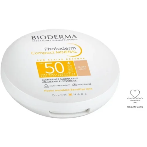Bioderma photoderm compact mineral light spf50+ &alpha;&nu;&tau;&eta;&lambda;&iota;&alpha;&kappa;ή &pi;&omicron;ύ&delta;&rho;&alpha; 10g