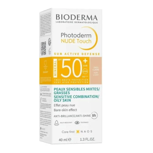 Bioderma photoderm nude touch spf50+ very light &epsilon;&lambda;&alpha;&phi;&rho;&iota;ά &kappa;ά&lambda;&upsilon;&psi;&eta; ,40ml