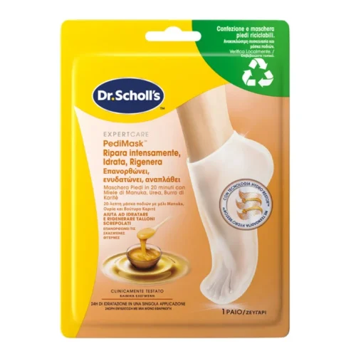 Scholl pedimask &mu;ά&sigma;&kappa;&alpha; &pi;&omicron;&delta;&iota;ώ&nu; &mu;&epsilon; &mu;έ&lambda;&iota; manuka, 1&zeta;&epsilon;&upsilon;&gamma;&omicron;&sigmaf;
