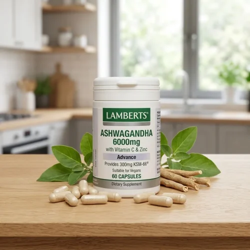Lamberts Ashwagandha 6000mg, 60caps