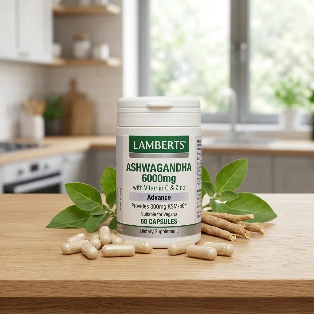 Lamberts Ashwagandha 6000mg, 60caps