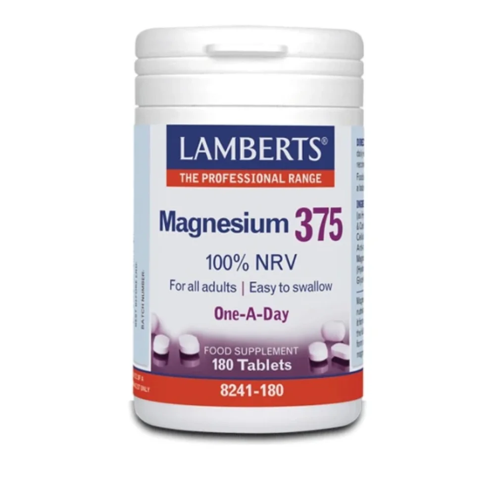 Lamberts Magnesium 375 180tabs