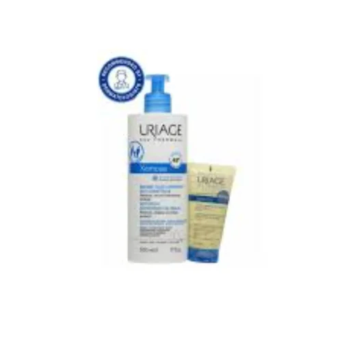 Uriage Promo &gamma;&iota;&alpha; &Xi;&eta;&rho;έ&sigmaf; Xemose Anti-Itch Soothing Oil Balm 500ml &Delta;ώ&rho;&omicron; Cleansing Soothing Oil Έ&lambda;&alpha;&iota;&omicron; &Kappa;&alpha;&theta;&alpha;&rho;&iota;&sigma;&mu;&omicron;ύ, 50ml