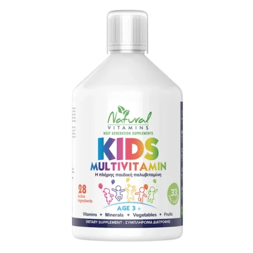 Natural Vitamins Kids Multivitamin 3+ 500ml