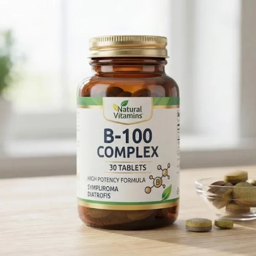 Natural Vitamins B-100 Complex, 30tabs