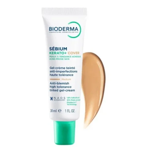 Bioderma Sebium Kerato+ Cover Anti-Blemish High Tolerance Tinted Gel Cream 30ml