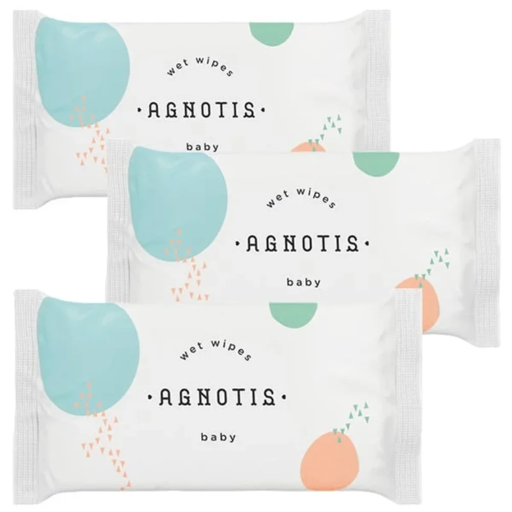 Agnotis Μωρομάντηλα Wet Wipes 3x70τμχ