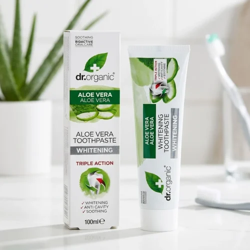Dr Organic Aloe Vera Toothpaste Whitening